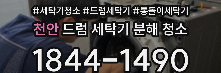 천안 드럼 세탁기 분해 청소
