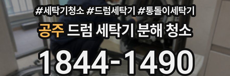 공주 드럼 세탁기 분해 청소