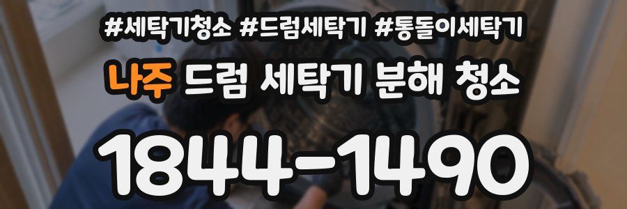 나주 드럼 세탁기 분해 청소