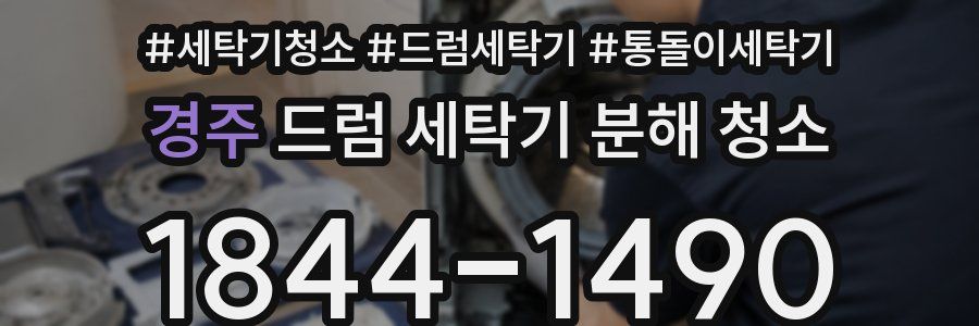 경주 드럼 세탁기 분해 청소