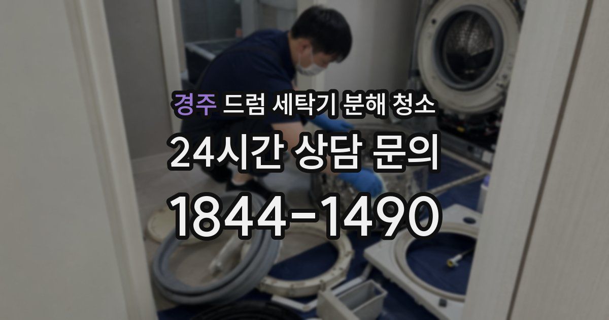 경주 드럼 세탁기 분해 청소
