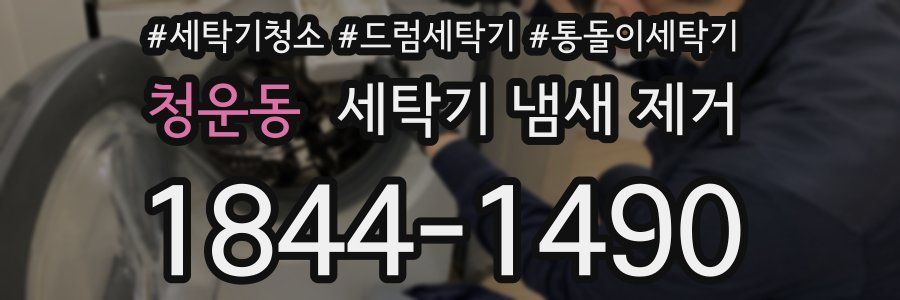 청운동 세탁기 냄새 제거