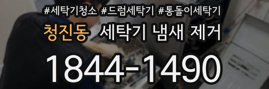 청진동 세탁기 냄새 제거