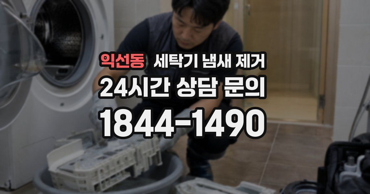 익선동 세탁기 냄새 제거