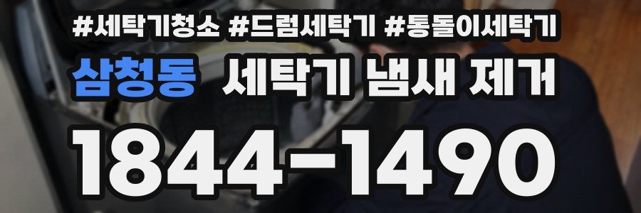 삼청동 세탁기 냄새 제거