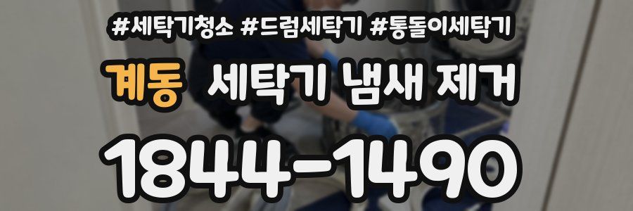 계동 세탁기 냄새 제거