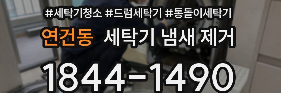연건동 세탁기 냄새 제거