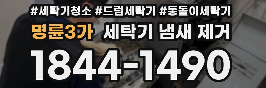 명륜3가 세탁기 냄새 제거