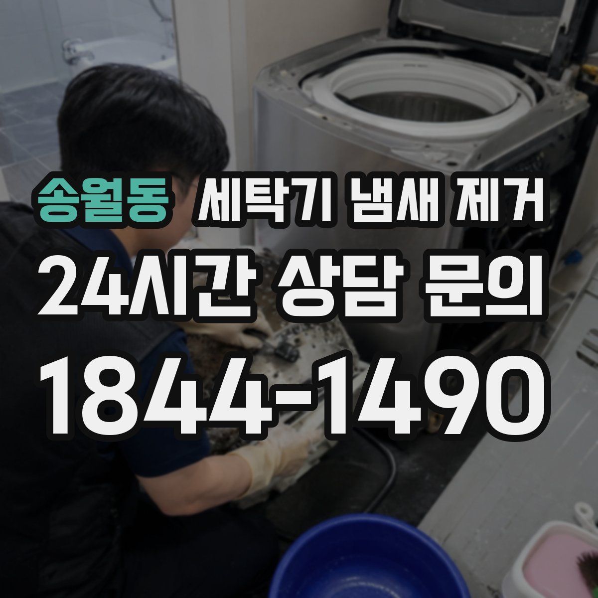 송월동 세탁기 냄새 제거