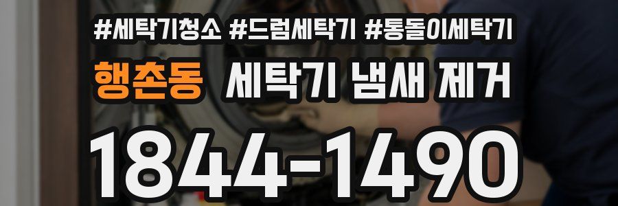 행촌동 세탁기 냄새 제거