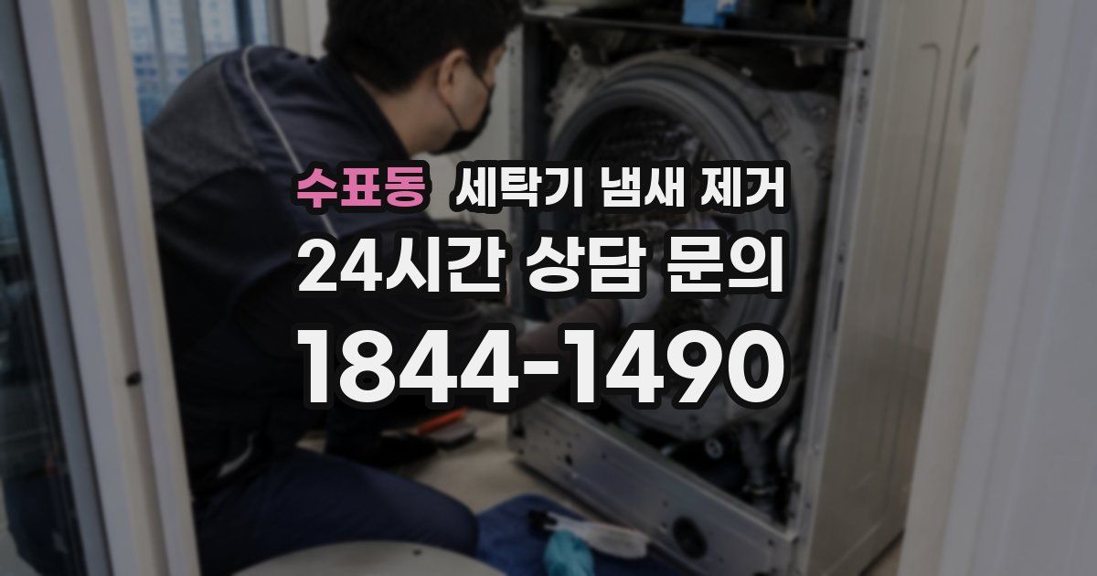 수표동 세탁기 냄새 제거