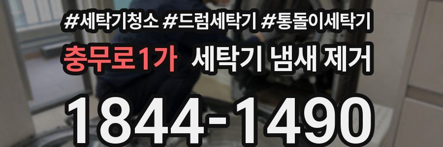 충무로1가 세탁기 냄새 제거