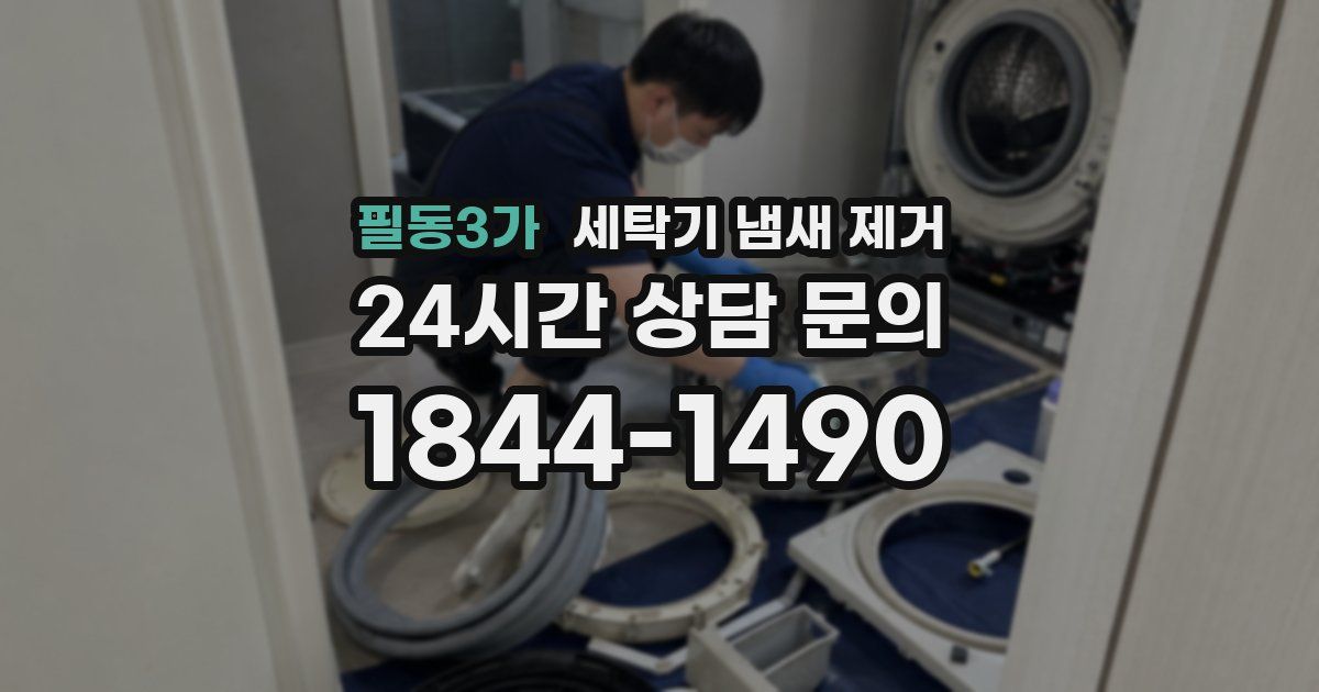 필동3가 세탁기 냄새 제거