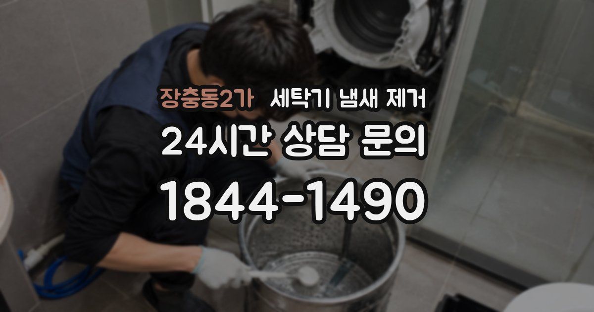 장충동2가 세탁기 냄새 제거