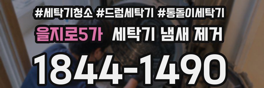 을지로5가 세탁기 냄새 제거