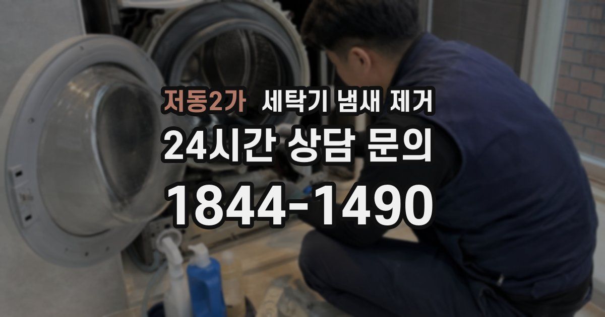 저동2가 세탁기 냄새 제거