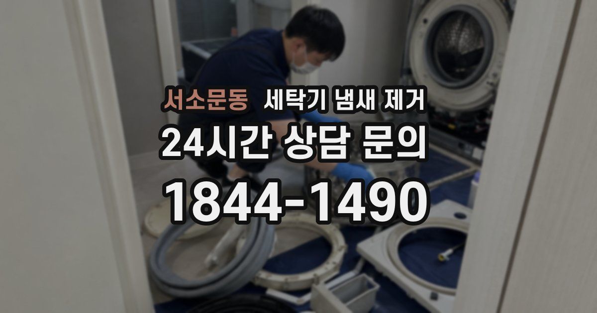서소문동 세탁기 냄새 제거