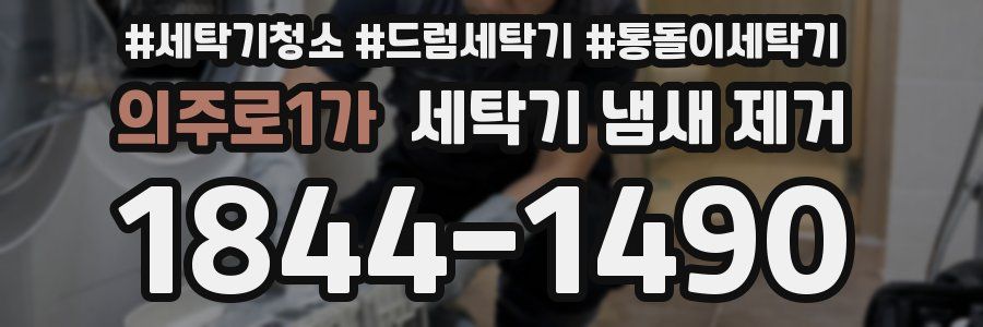 의주로1가 세탁기 냄새 제거