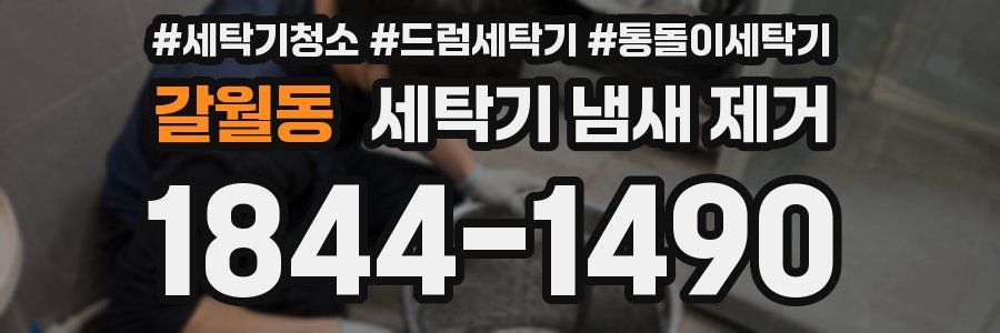 갈월동 세탁기 냄새 제거