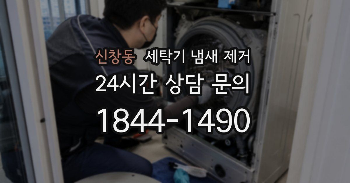 신창동 세탁기 냄새 제거