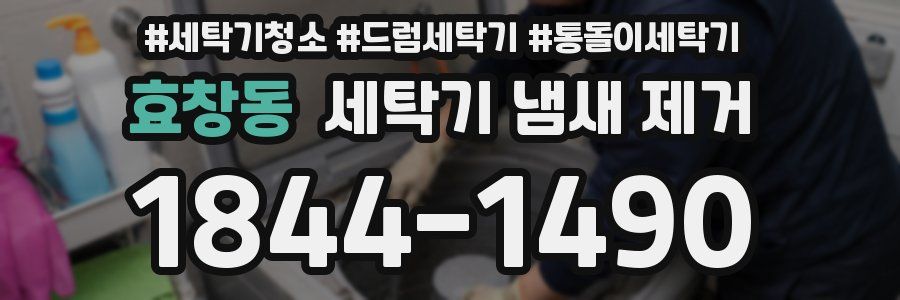 효창동 세탁기 냄새 제거