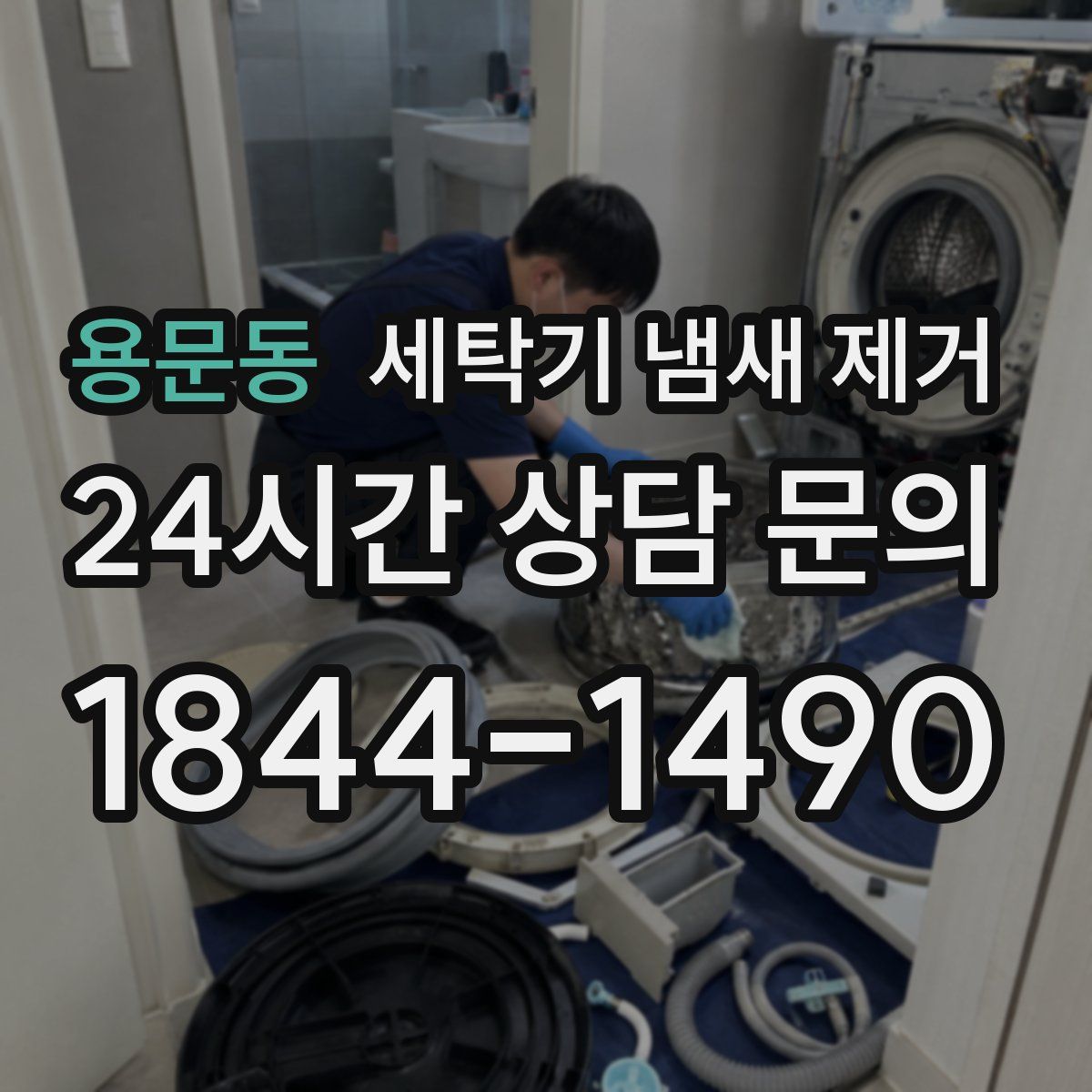 용문동 세탁기 냄새 제거