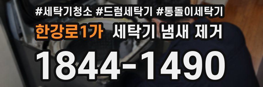 한강로1가 세탁기 냄새 제거