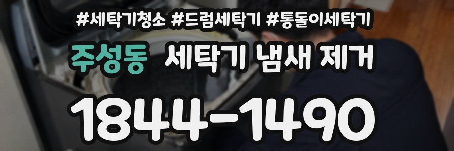 주성동 세탁기 냄새 제거