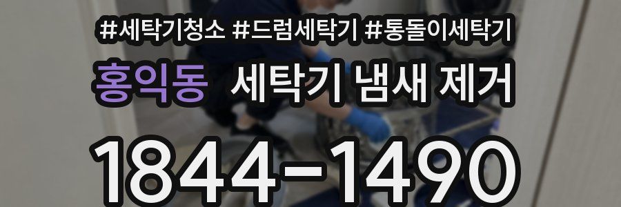 홍익동 세탁기 냄새 제거