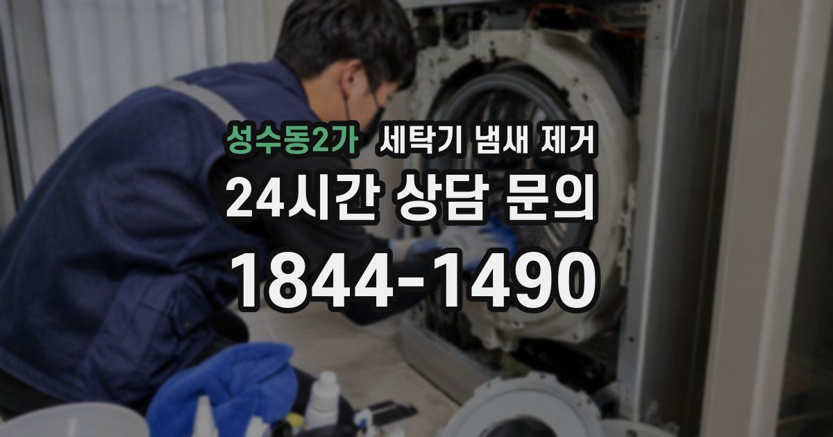 성수동2가 세탁기 냄새 제거