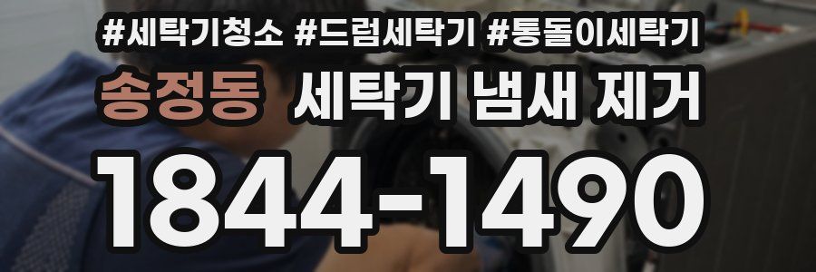 송정동 세탁기 냄새 제거