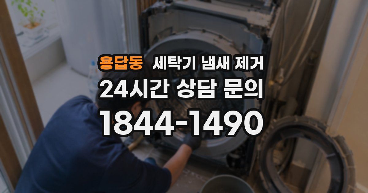 용답동 세탁기 냄새 제거