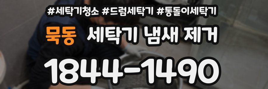 묵동 세탁기 냄새 제거