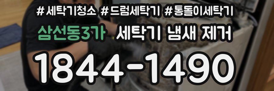 삼선동3가 세탁기 냄새 제거