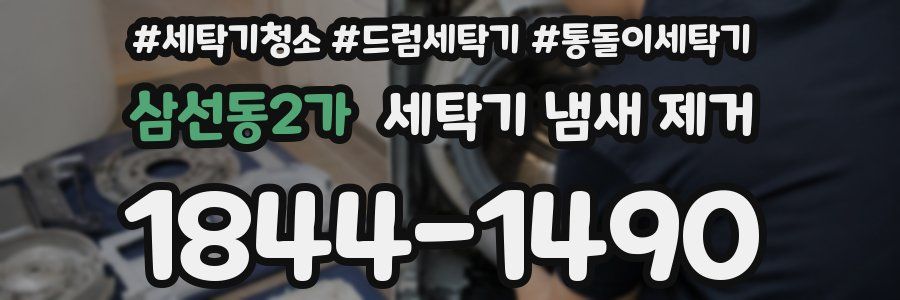 삼선동2가 세탁기 냄새 제거
