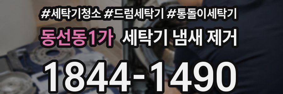 동선동1가 세탁기 냄새 제거