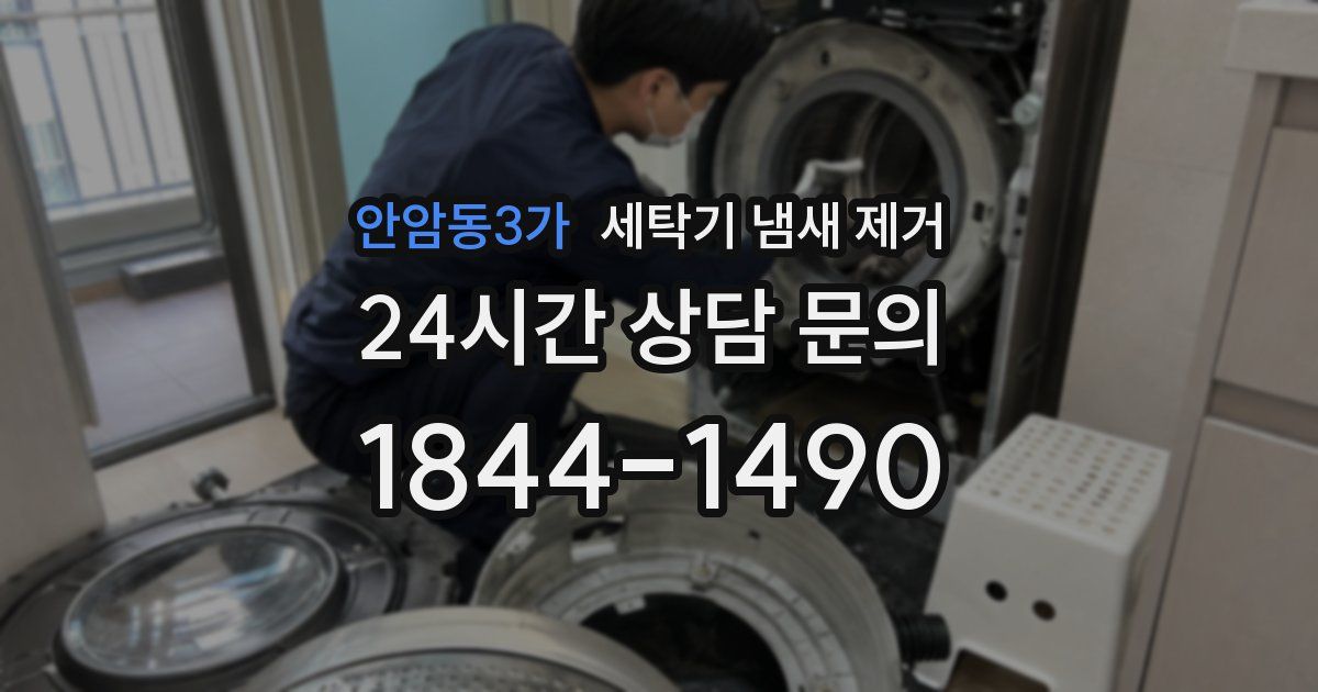 안암동3가 세탁기 냄새 제거