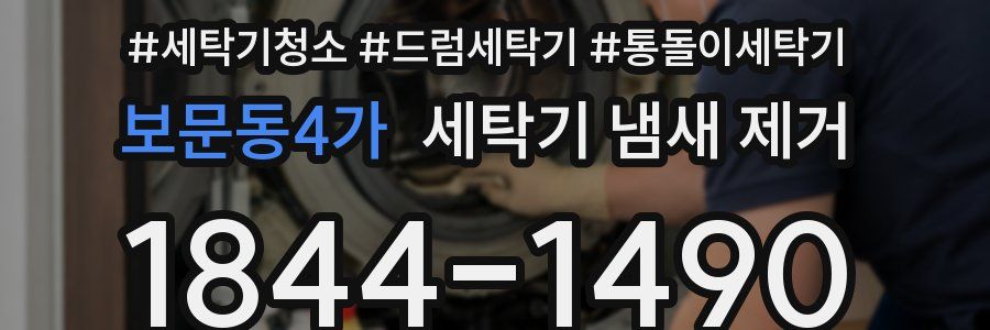 보문동4가 세탁기 냄새 제거