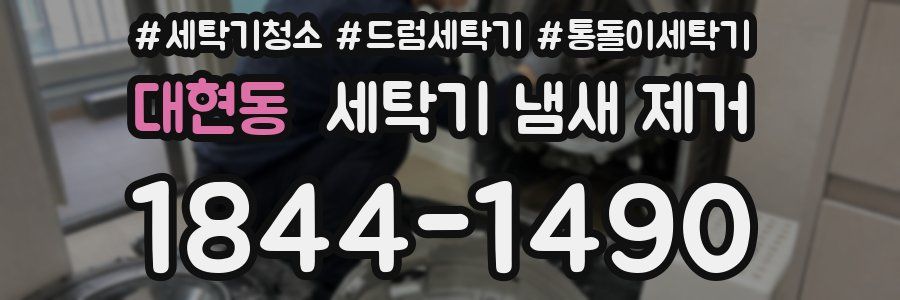 대현동 세탁기 냄새 제거