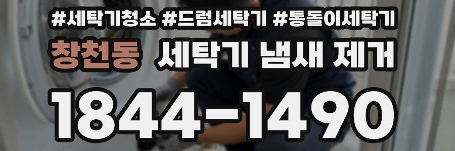 창천동 세탁기 냄새 제거
