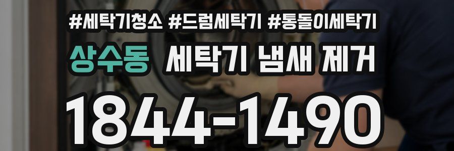 상수동 세탁기 냄새 제거