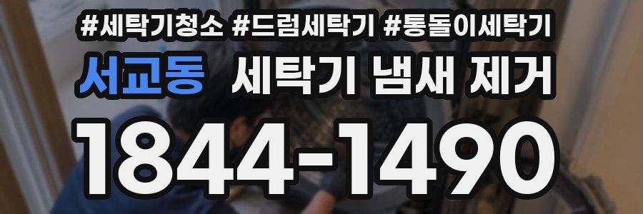 서교동 세탁기 냄새 제거