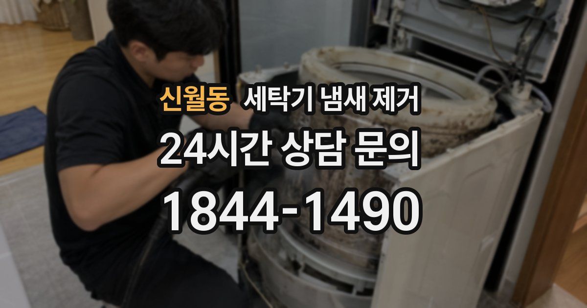 신월동 세탁기 냄새 제거