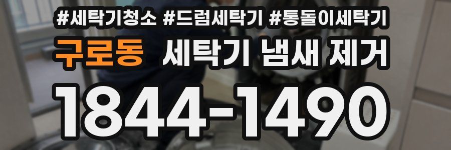 구로동 세탁기 냄새 제거
