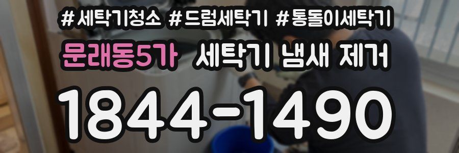 문래동5가 세탁기 냄새 제거