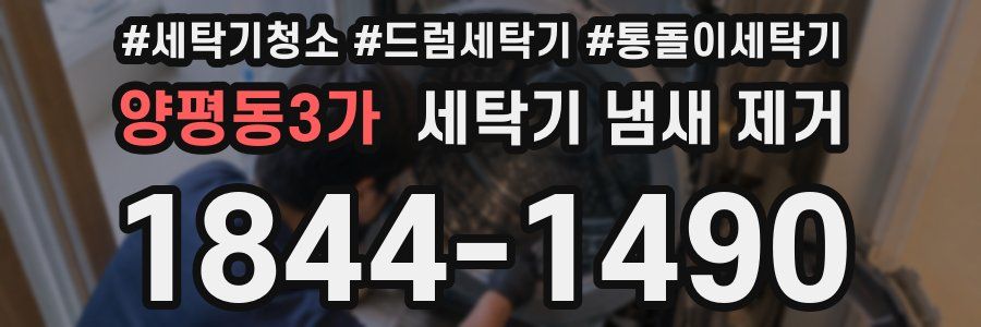 양평동3가 세탁기 냄새 제거
