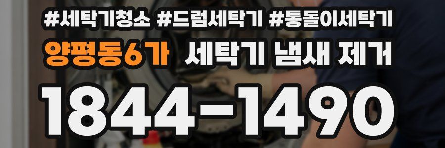 양평동6가 세탁기 냄새 제거