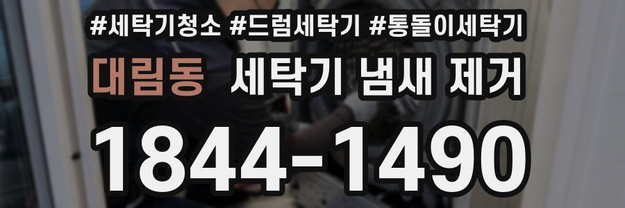 대림동 세탁기 냄새 제거