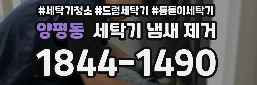 양평동 세탁기 냄새 제거