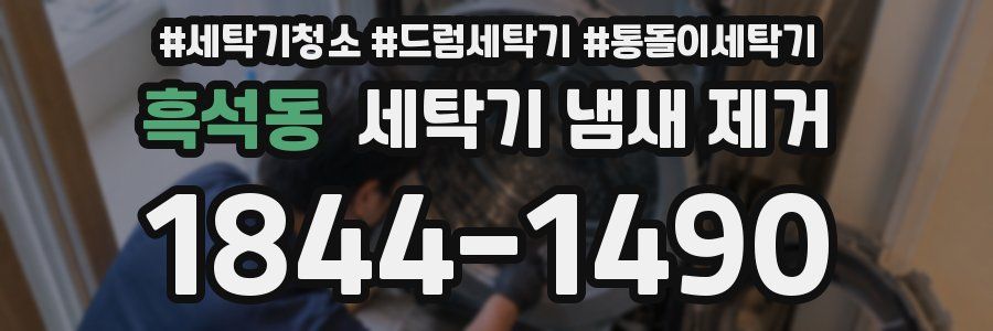 흑석동 세탁기 냄새 제거